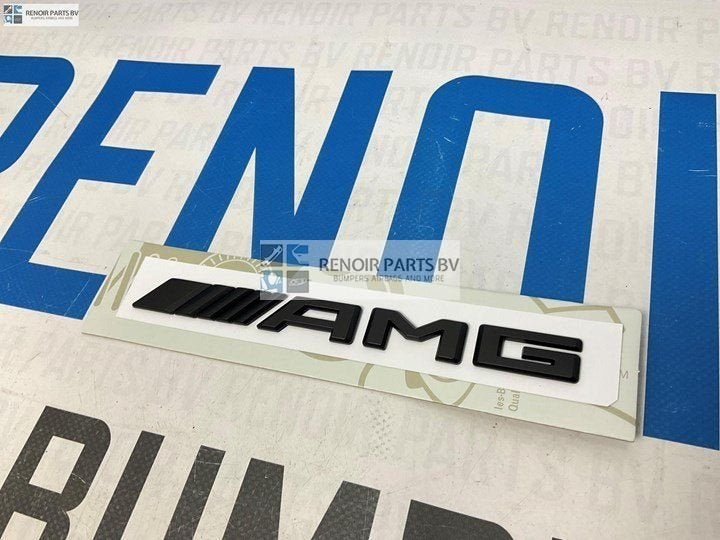Kofferklep Logo AMG Mercedes Mat Zwart Embleem 2018-2021, Gebruikt, -, Voor, -