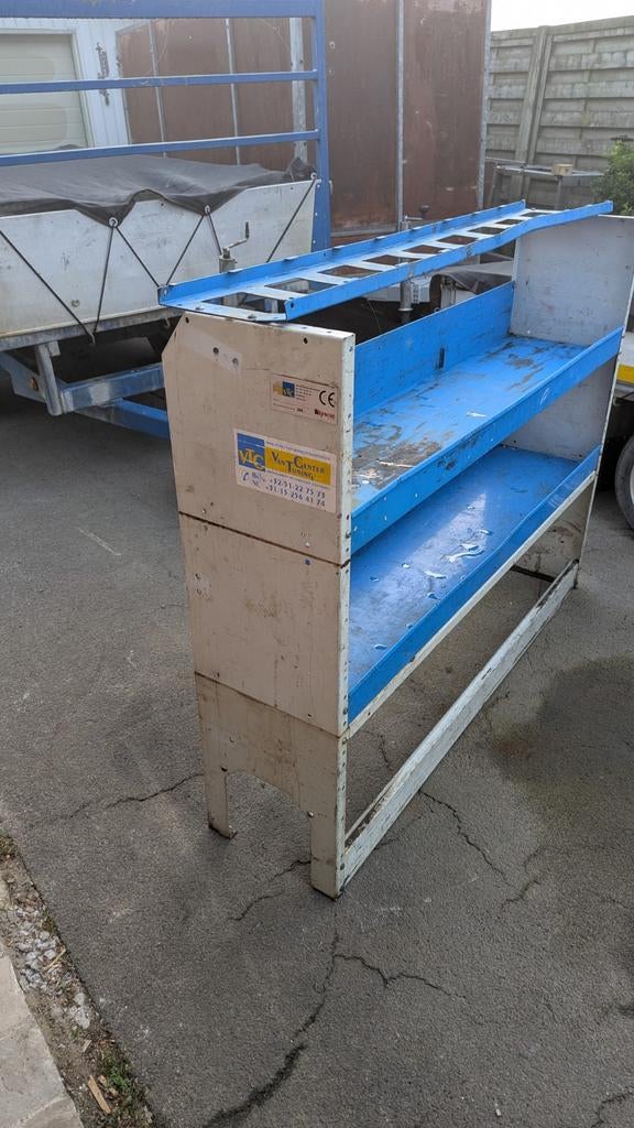 Bestelwagen rek / inrichting – stevig metalen werkrek, Auto diversen, Ophalen