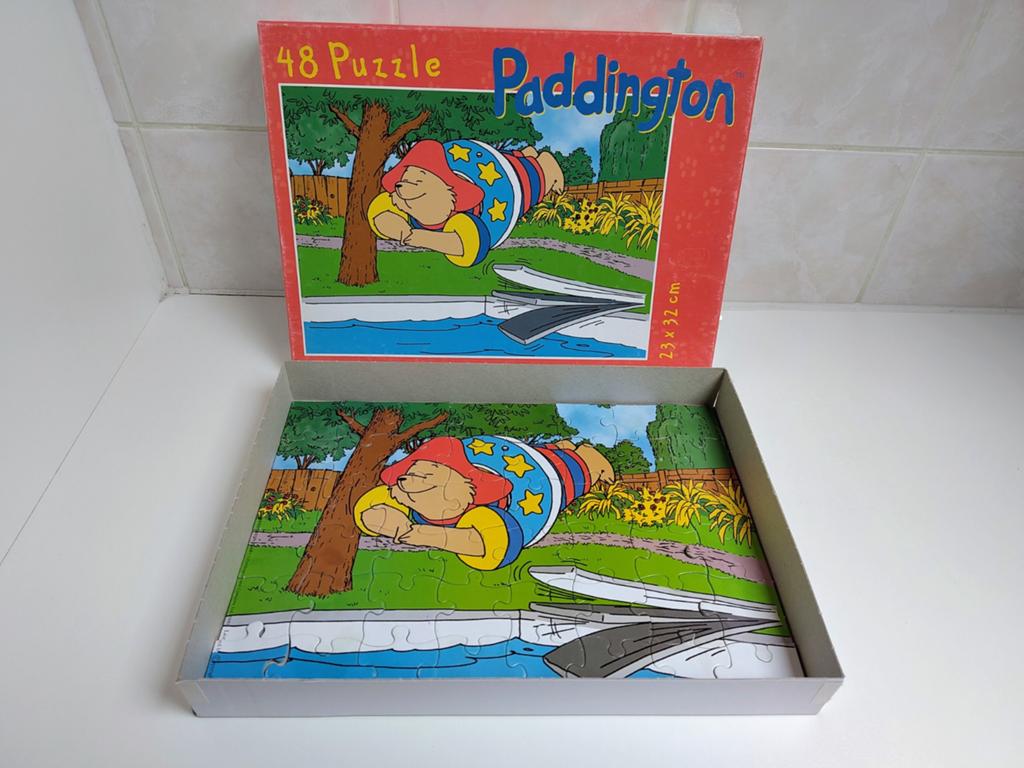 Puzzel, beertje Paddington, 48 stuks., Ophalen of Verzenden, 10 tot 50 stukjes, Gebruikt, 4 tot 6 jaar