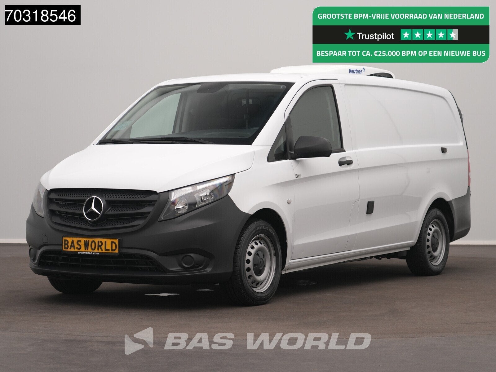 Mercedes Vito 116 Automaat Koelwagen Kerstner Airco Navi Cru, Automaat, Stof, Gebruikt, Euro 6