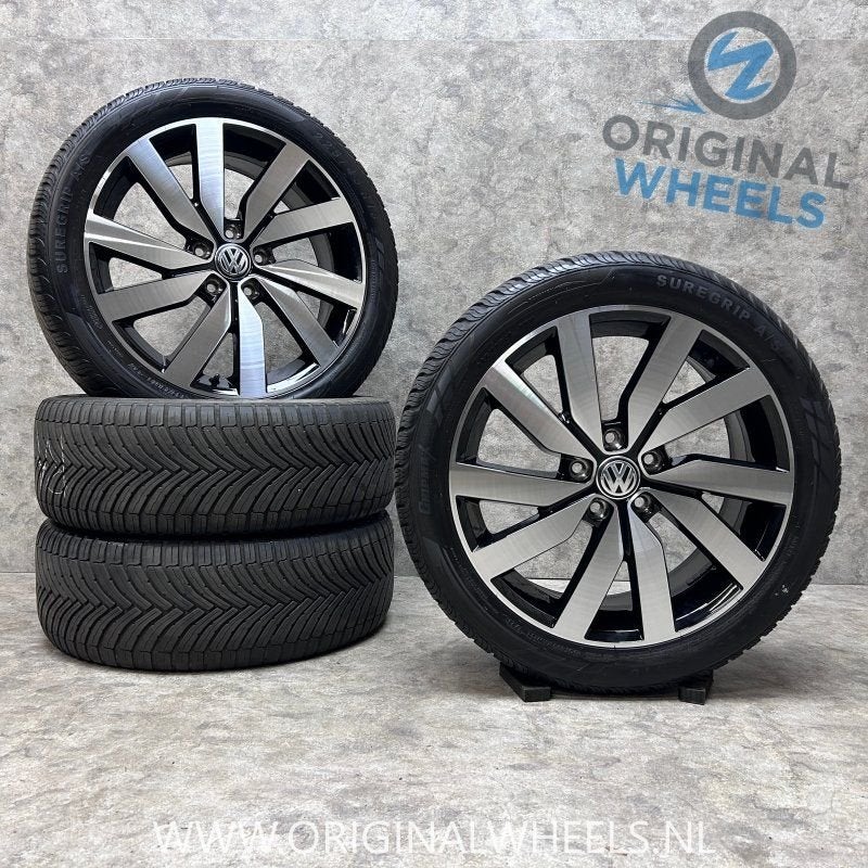 18 inch Marseille velgen + all season banden  VW Touran, Pneus et Jantes, 4 Saisons, -, 18 pouces