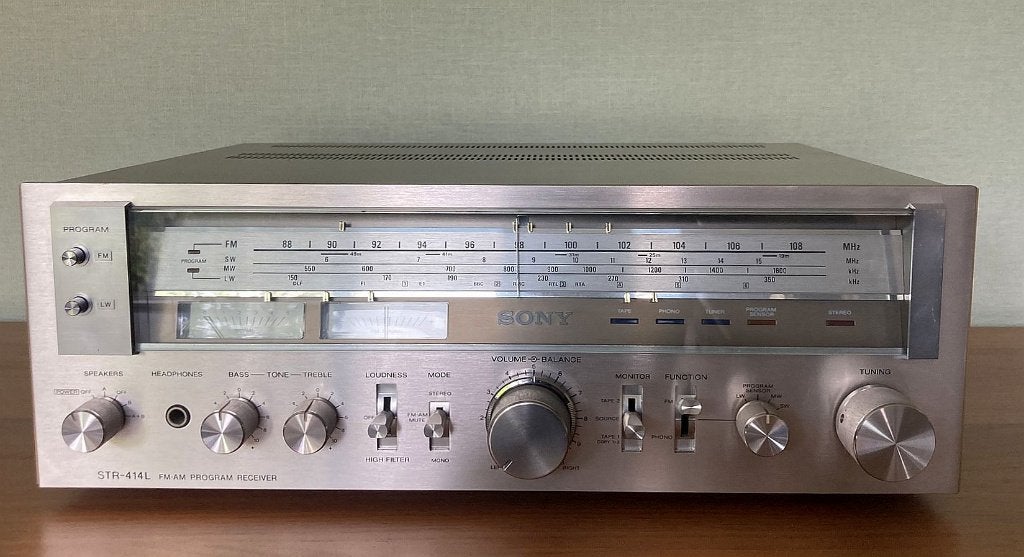 Prachtige Sony STR-414L Vintage Receiver (Jaren '70), Audio, Tv en Foto, Ophalen, Zo goed als nieuw, Sony, Minder dan 60 watt