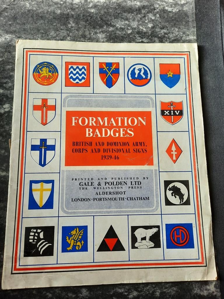 Formation Badges british and dominion army 1939-1946, Enlèvement ou Envoi