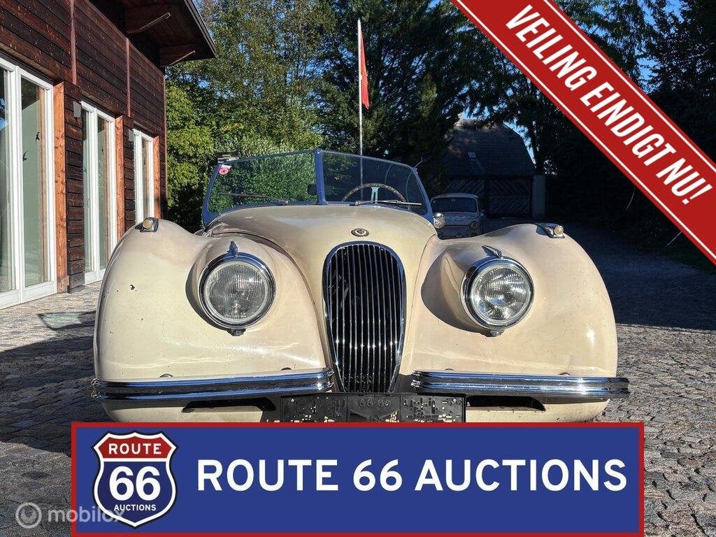 Jaguar XK120 OTS | 1952 | Route 66 Auctions, Achat, Entreprise, Boîte manuelle, Autre carrosserie
