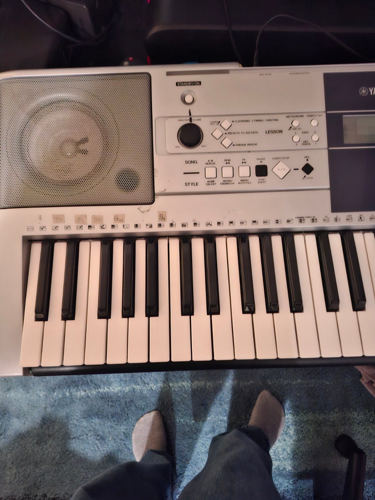 Piano numérique Yamaha + adaptateur, Enlèvement ou Envoi, Comme neuf, Yamaha