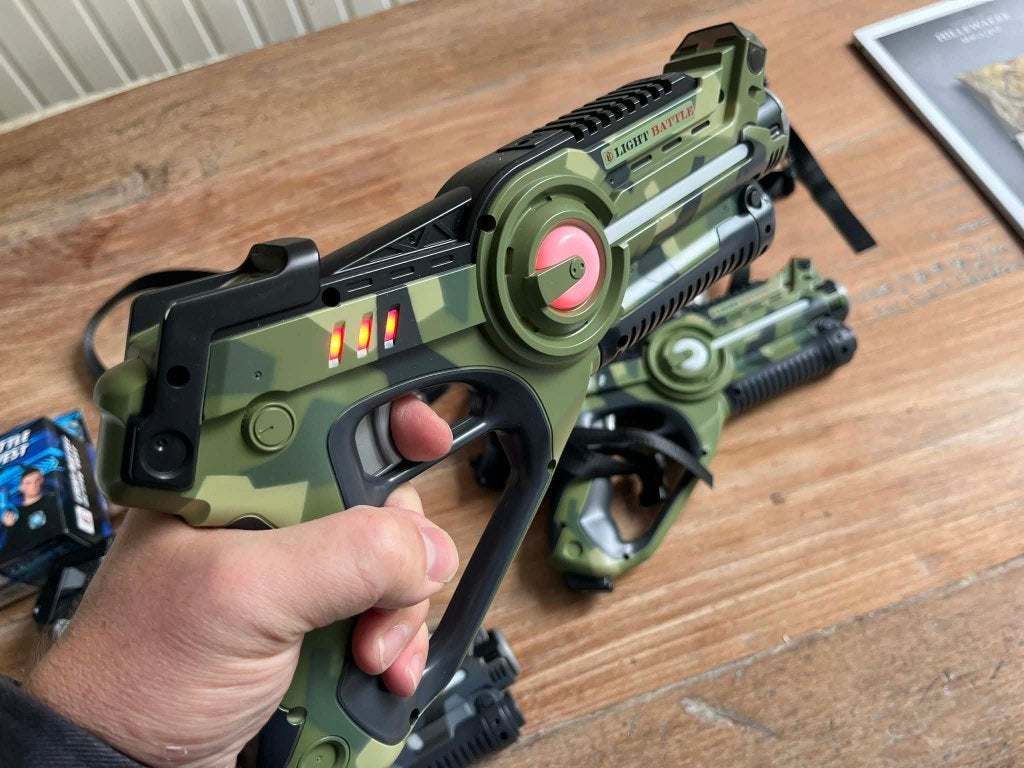 Laser tag set voor 2 tot 4 personen, Enlèvement ou Envoi, Comme neuf
