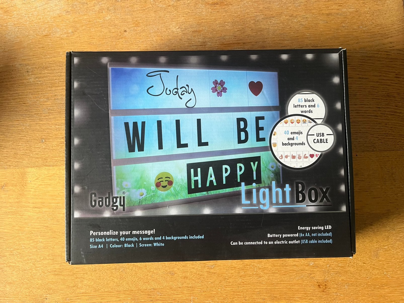 Lichtbox, Huis en Inrichting, Ophalen, Zo goed als nieuw, Met afbeelding