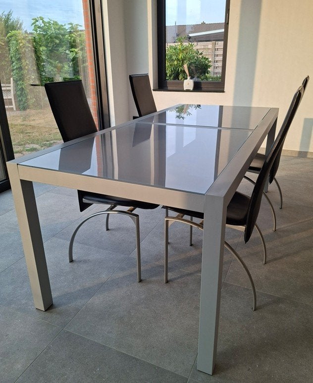 eettafel 200 x 90, Huis en Inrichting, Ophalen, Gebruikt, 200 cm of meer, 50 tot 100 cm
