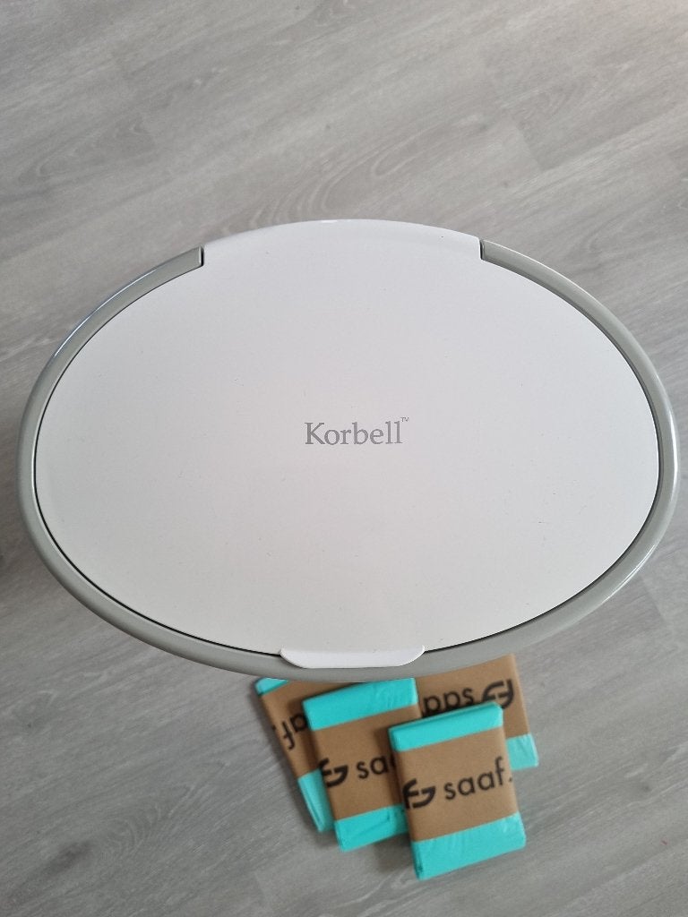 Luieremmer Korbell 16l + 4 navullingen, Kinderen en Baby's, Badjes en Verzorging, Ophalen, Gebruikt, Luieremmer, Overige merken