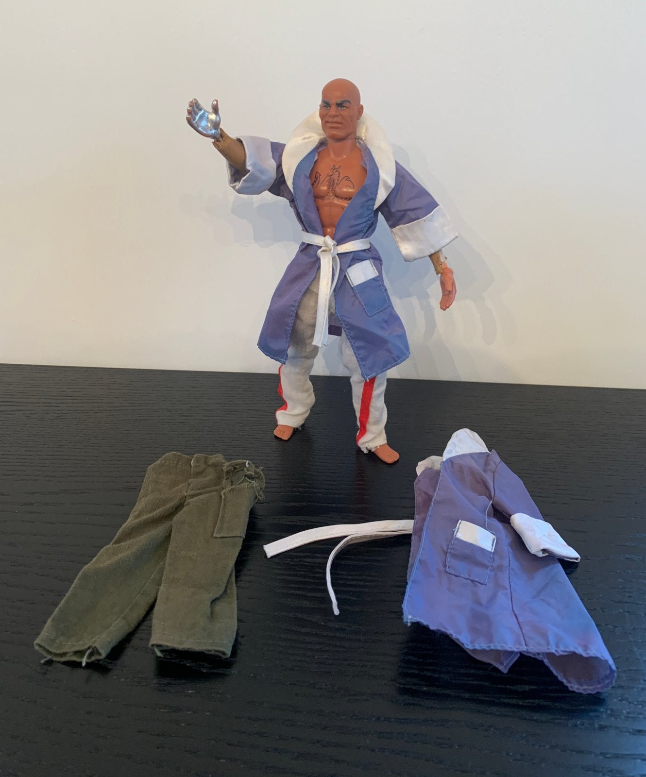 Figurine Big Jim Dr Steel Mattel 1971 Made in HK+ vêtements, Ophalen of Verzenden, Gebruikt, Overige typen