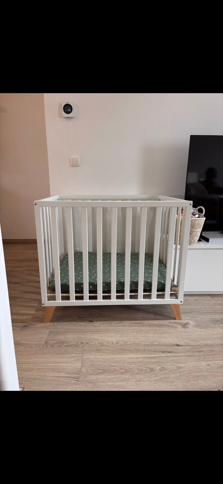 Wit babypark, Kinderen en Baby's, Ophalen, Zo goed als nieuw, Vierkant