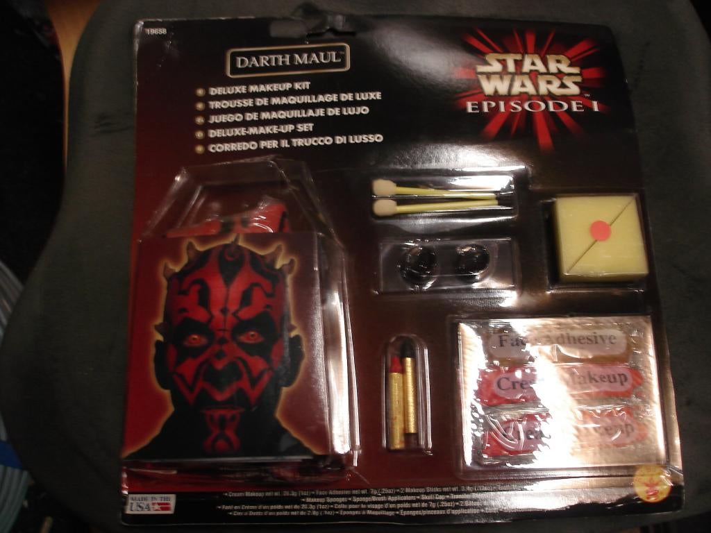 Schminkset Darth Maul Star Wars, Verzamelen, Ophalen, Nieuw, Overige typen