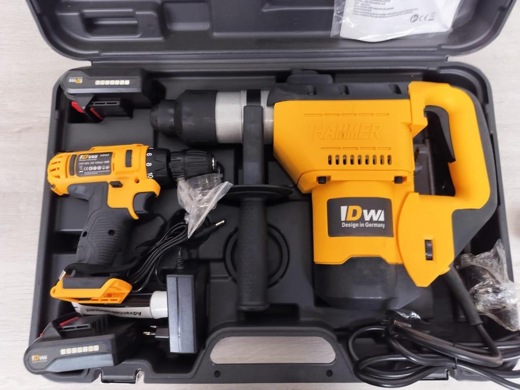 Dw breekhamer/boormachine plus schroefmachine 24V . Nieuw!!, Neuf, 600 watts ou plus, Enlèvement, Autres types