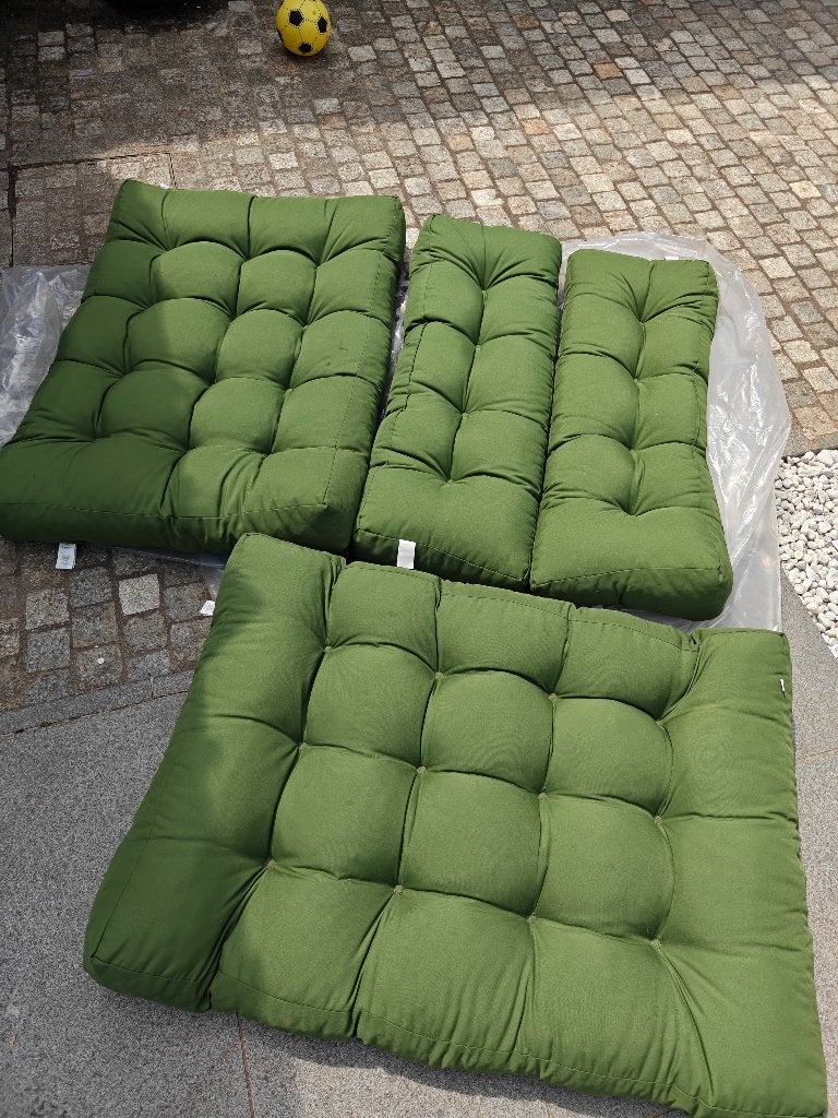 Coussins pour siège en palettes Euro - 2 sets - 20€/set, Enlèvement, Comme neuf
