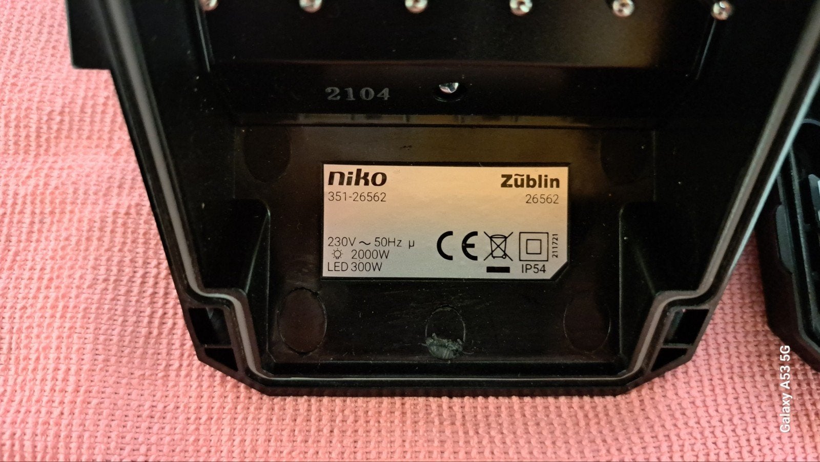 Nieuwe Niko   zwarte outdoor bewegingssensor, Ophalen, Overige typen, Nieuw, Netvoeding