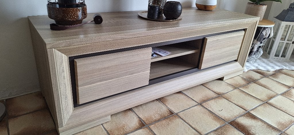 Meuble Tv, Maison & Meubles, Moins de 100 cm, Comme neuf, 100 à 150 cm, Enlèvement