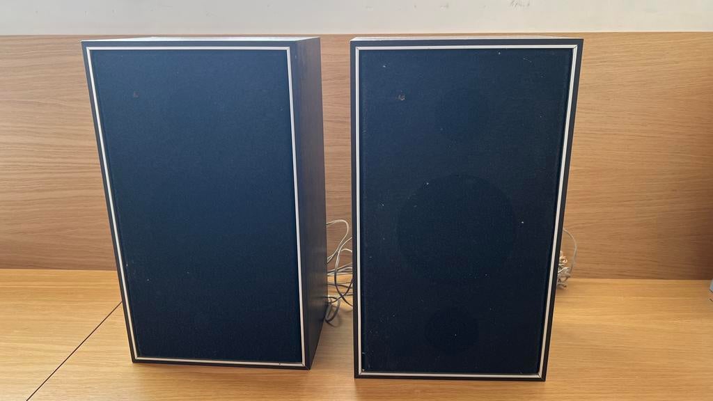 Enceintes philips / made in belgium, Audio, Tv en Foto, Luidsprekerboxen, Ophalen, Gebruikt, Philips