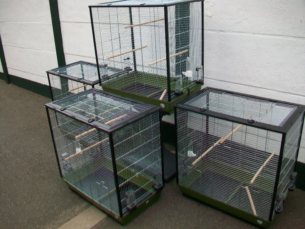 4 x STUKS ZEER GROTE VOGELKOOI ALS NIEUW 70 X48 X 81,5 CM, Ophalen, Zo goed als nieuw, Overige materialen, Vogelkooi