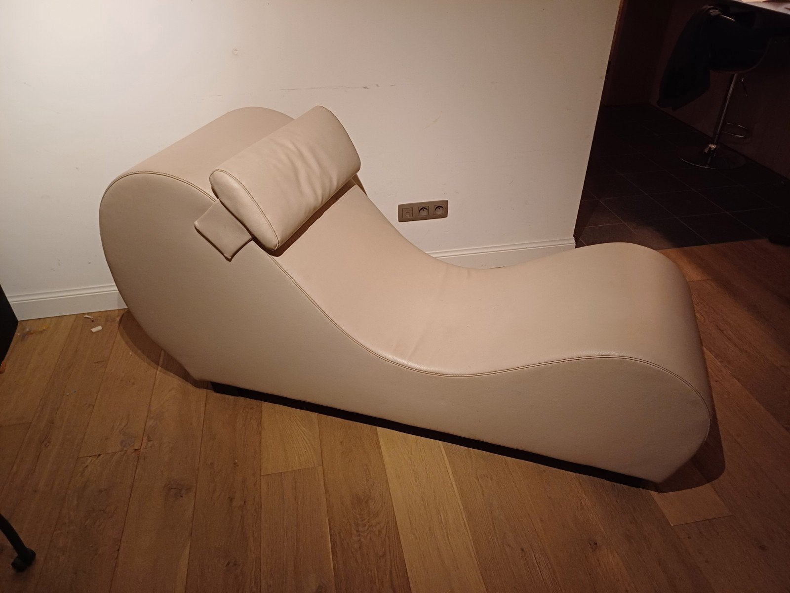 Lederen lounge zetel, Enlèvement