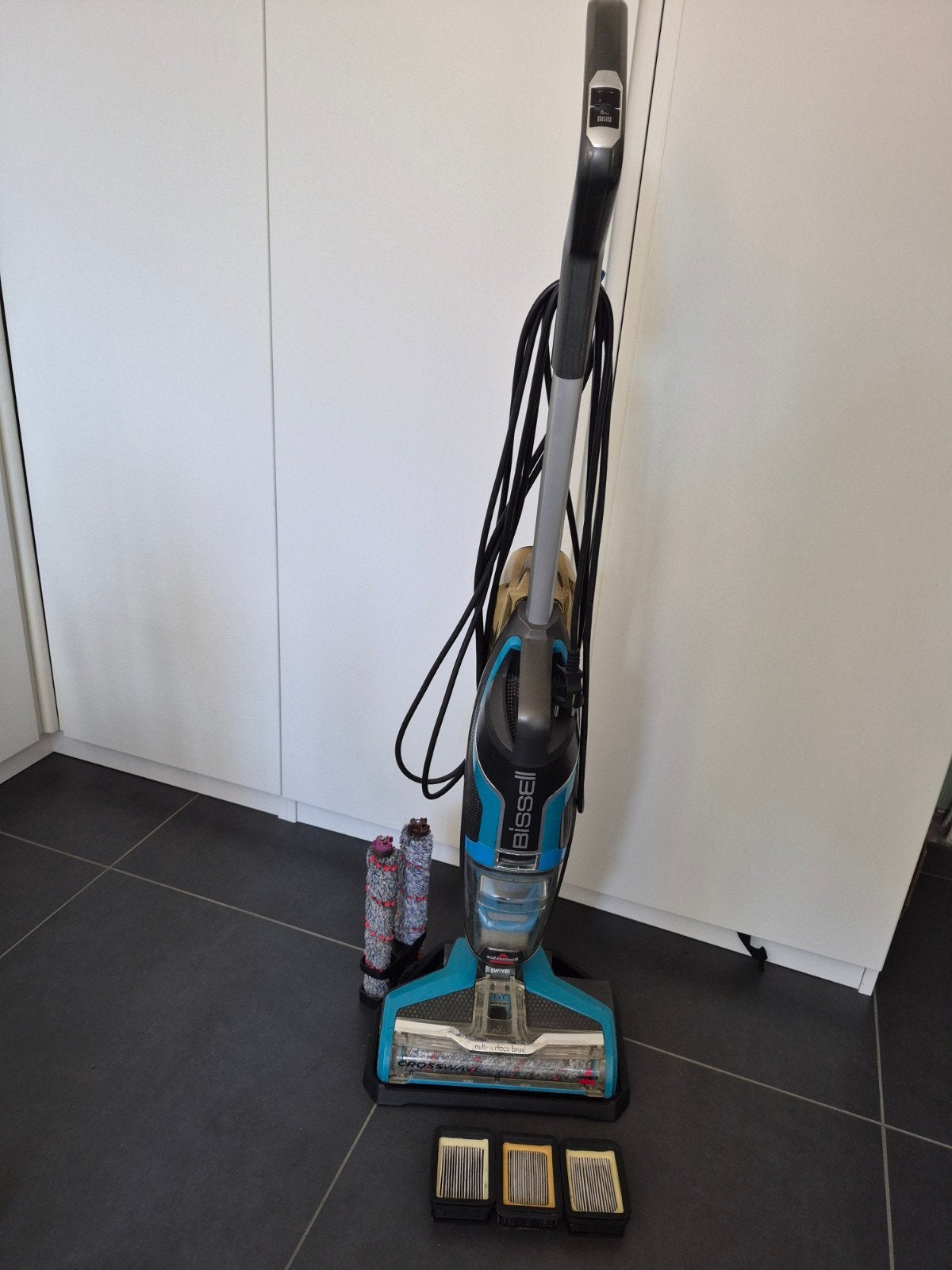 Bissell crosswave, Ophalen