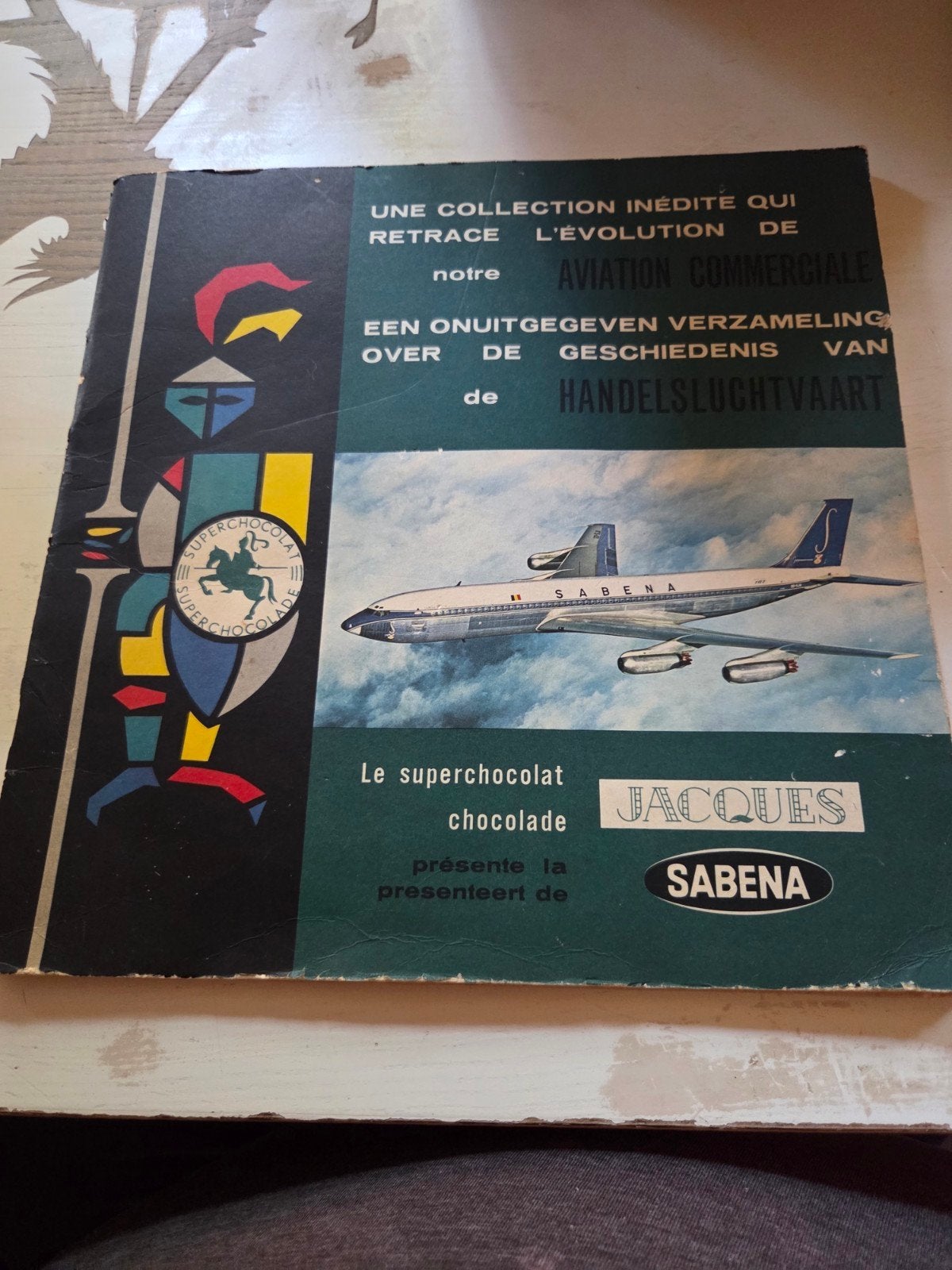 Album chromo Jacques SABENA, Enlèvement ou Envoi