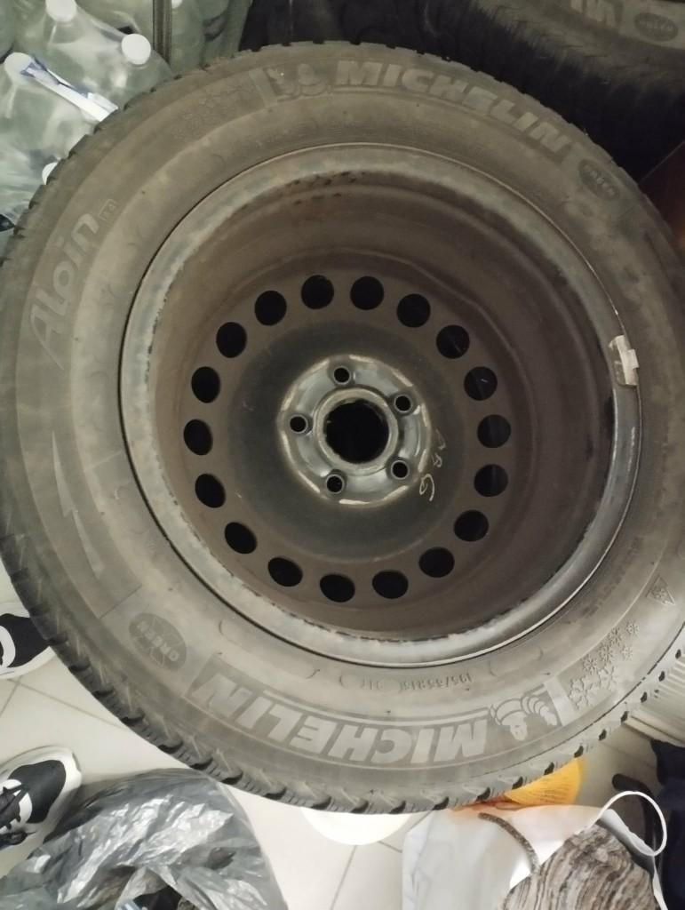 Jantes en tole 5x112, Ophalen, Gebruikt, 15 inch, Velg(en)