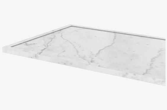 Carrara marmer tablet, Doe-het-zelf en Bouw, Ophalen, 60 cm of meer, 40 tot 60 cm, Overige typen