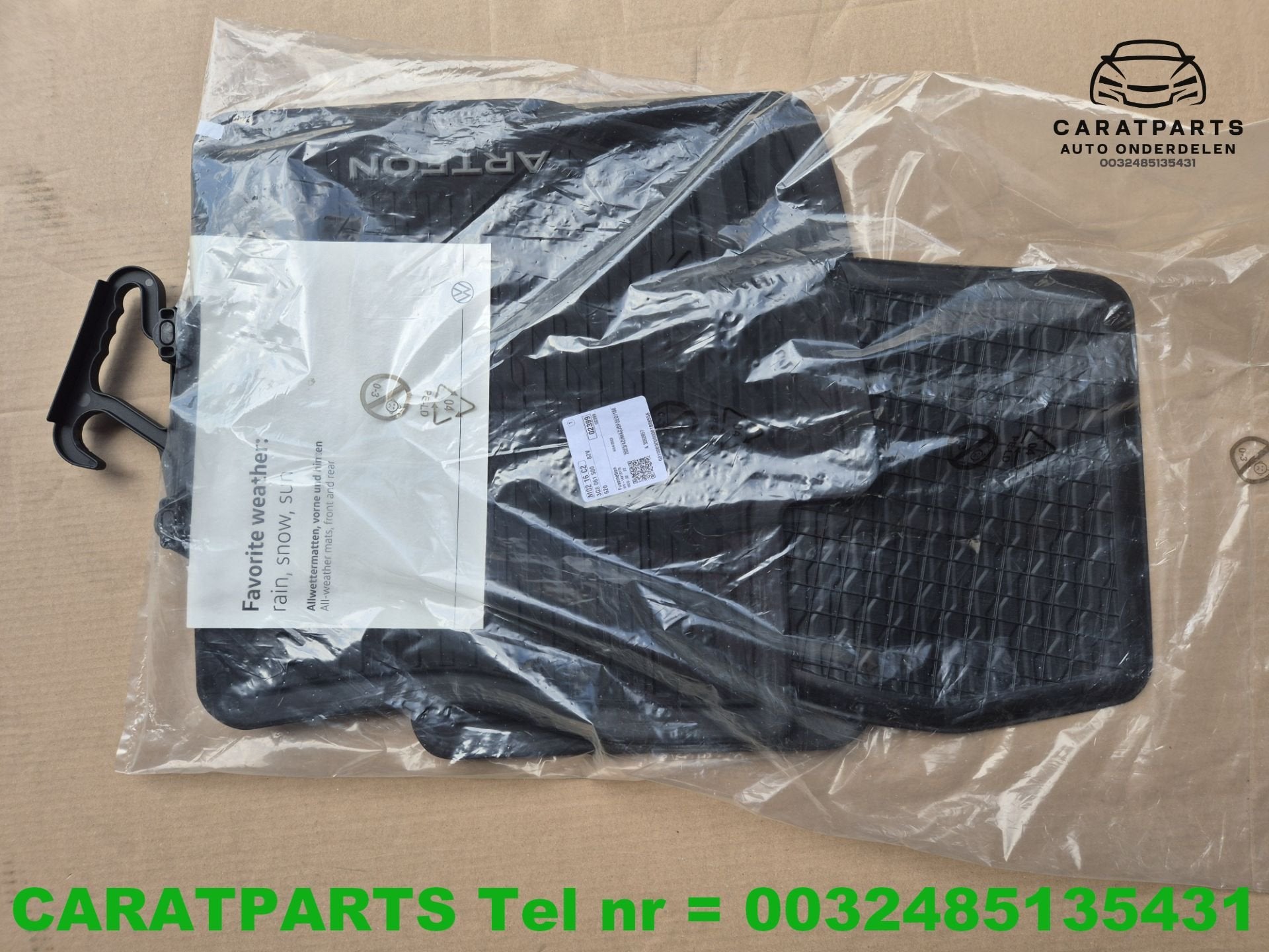 3G8061500 Volkswagen Arteon vloermatten Arteon vloermatten, Gebruikt, Volkswagen, Volkswagen AG, Vw@volkswagen.de