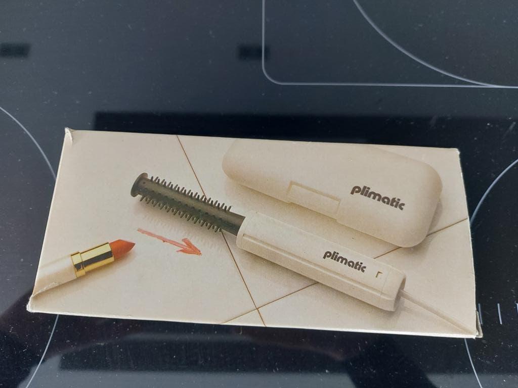 Mini brosse à friser de voyage pliable Plimatic, Electroménager, Enlèvement ou Envoi, Comme neuf, Soin des cheveux