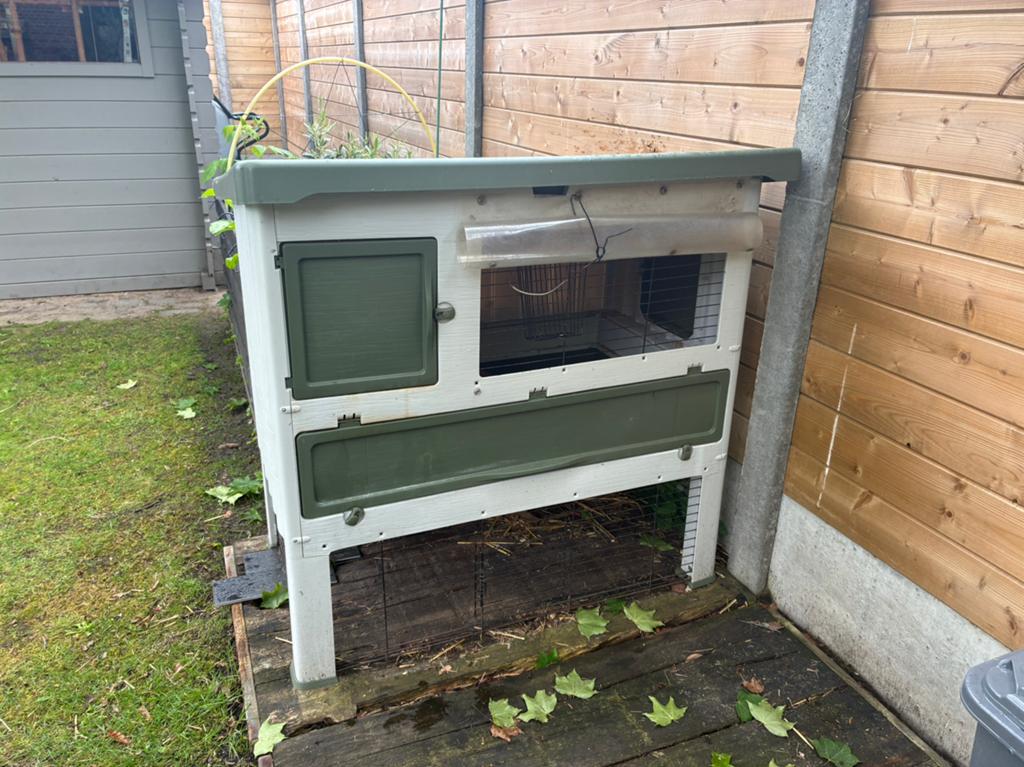 Konijnhok in goede staat., Dieren en Toebehoren, Ophalen, Gebruikt, Hok