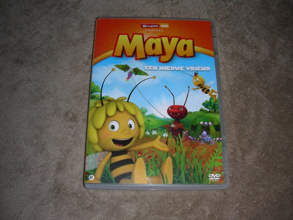 DVD Maya de Bij - Een nieuwe vriend (5 verhalen), Cd's en Dvd's, Ophalen of Verzenden, Zo goed als nieuw, Tekenfilm