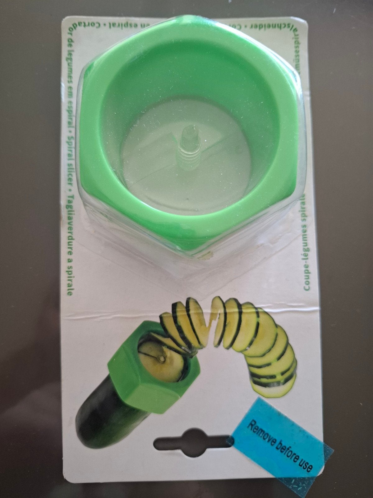 Komkommer snijder, Ophalen of Verzenden, Overige materialen, Overige merken, Groen