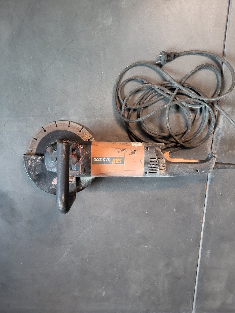 Haakse slijper Spit, Ophalen, Gebruikt, 1000 watt of meer, Haakse handslijpmachine