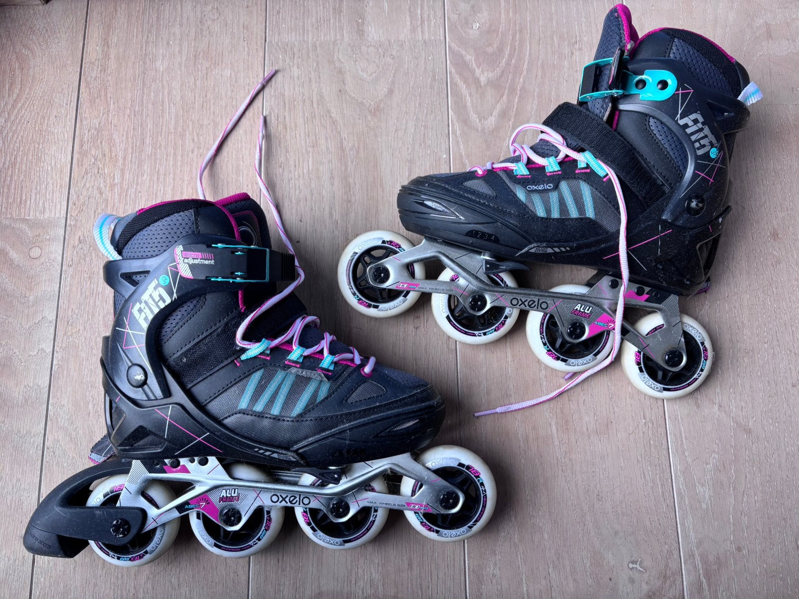 patins à roues alignées, sans boîte, taille 38-41, Autres marques, Rollers 4 roues en ligne, Enlèvement ou Envoi, Femmes