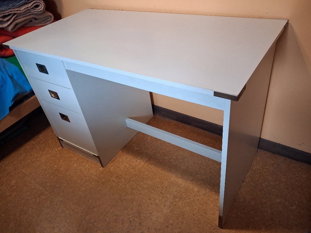 Bureau blanc 120x60 cm, Maison & Meubles, Autres types, Classique, Enlèvement, Utilisé