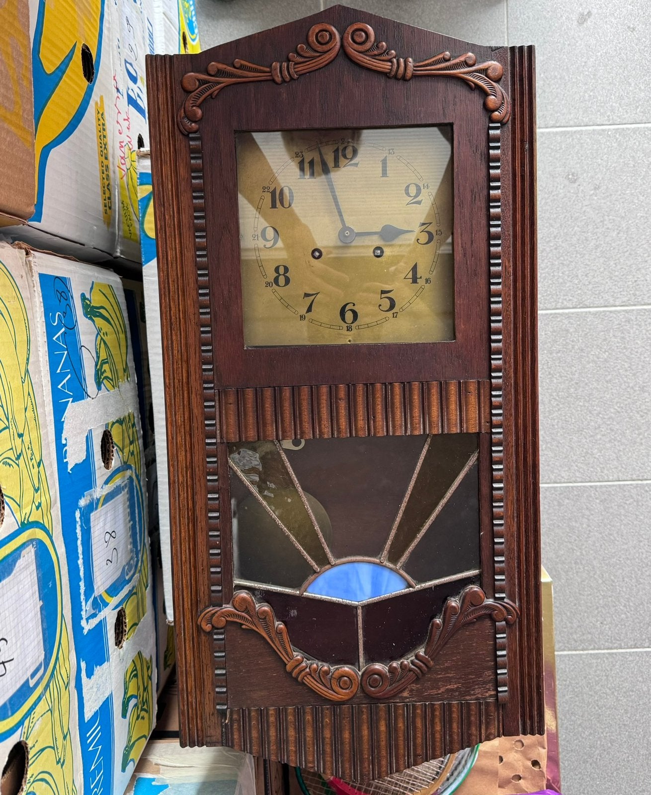 Vintage klok, Antiek en Kunst, Ophalen