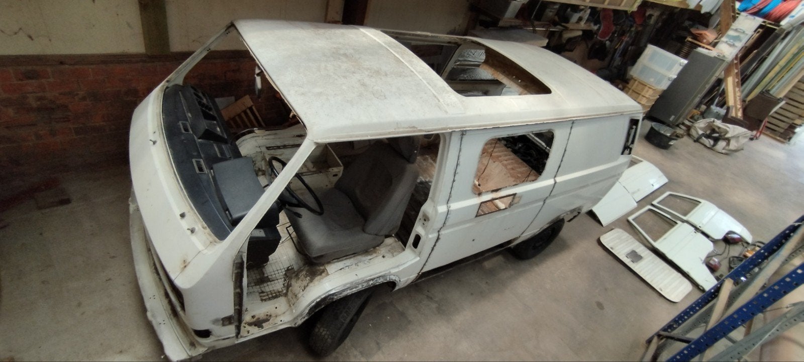 Caisse VW T3 avec moteur et papiers camping car !, Enlèvement ou Envoi