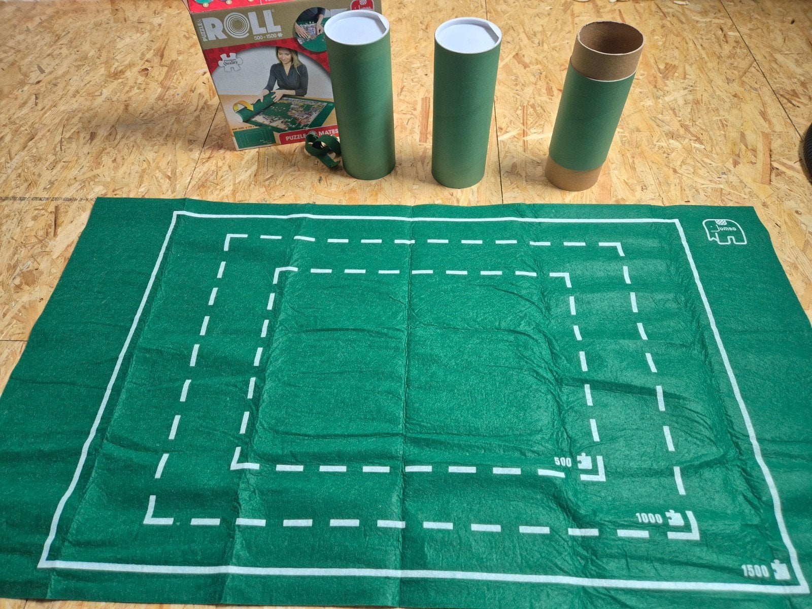 Jumbo puzzelmat, Ophalen, 500 t/m 1500 stukjes, Zo goed als nieuw, Overige typen