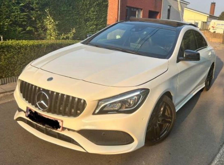 Mercedes cla 180 pack amg panoramadak, Auto's, Automaat, Wit, Leder, Bedrijf
