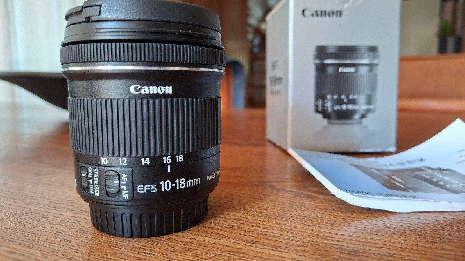 Canon lens  EF-S 10-18mm f/4.5-5.6 IS STM, Audio, Tv en Foto, Foto | Lenzen en Objectieven, Ophalen, Canon, Zo goed als nieuw