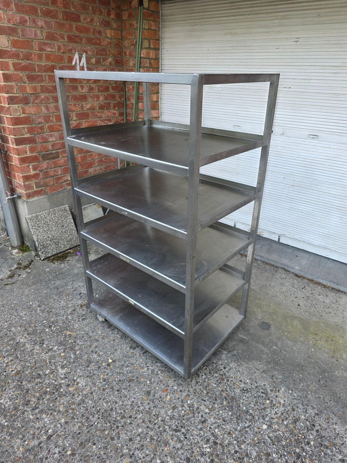 100% roestvrij staal 304 plank, stevig, platen van 2 mm, Ophalen, Gebruikt, Meubilair