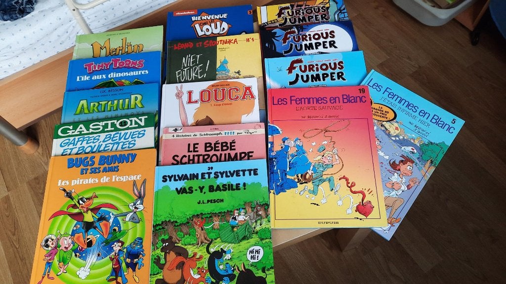 Lot de 15 BD, Livres, BD, Plusieurs BD, Enlèvement, Utilisé