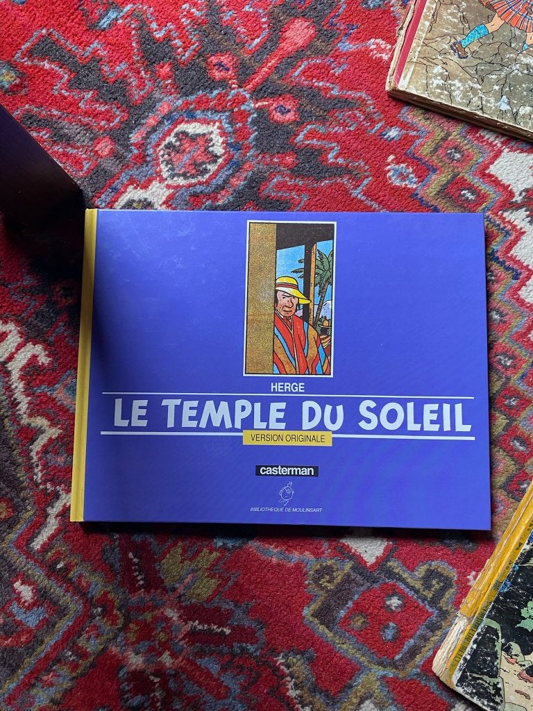 Herge De Zonnetempel, Meerdere stripboeken, Ophalen, Gelezen