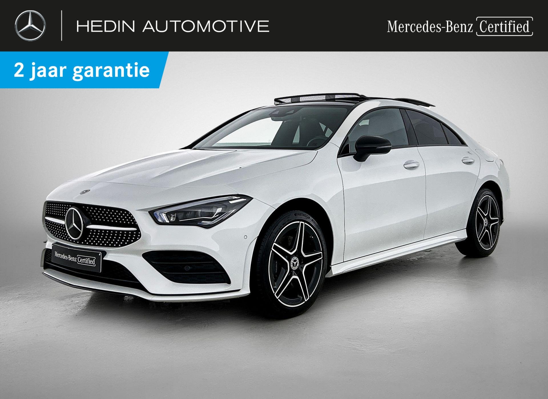Mercedes-Benz CLA-klasse 250 e Coupé AMG Line Night Pack |, Auto's, Stof, Gebruikt, Zwart, 4 cilinders