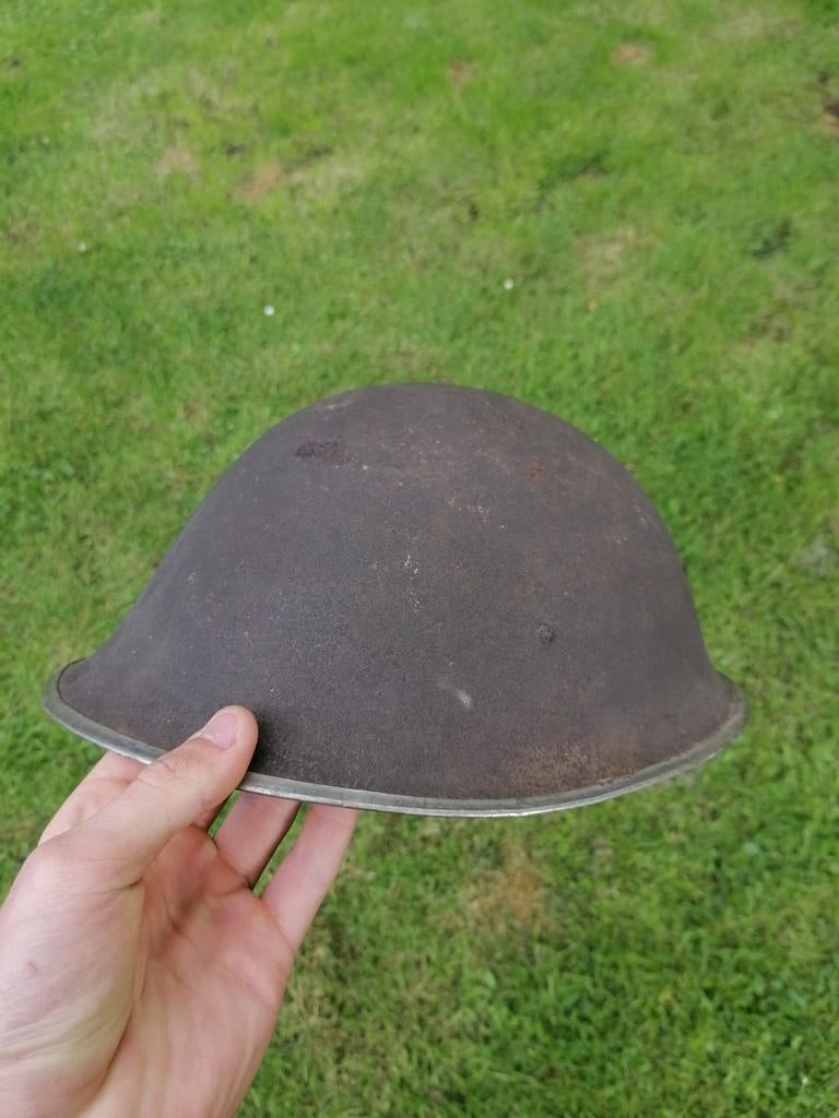 WO2 Britse turtle helm, Verzamelen, Ophalen of Verzenden