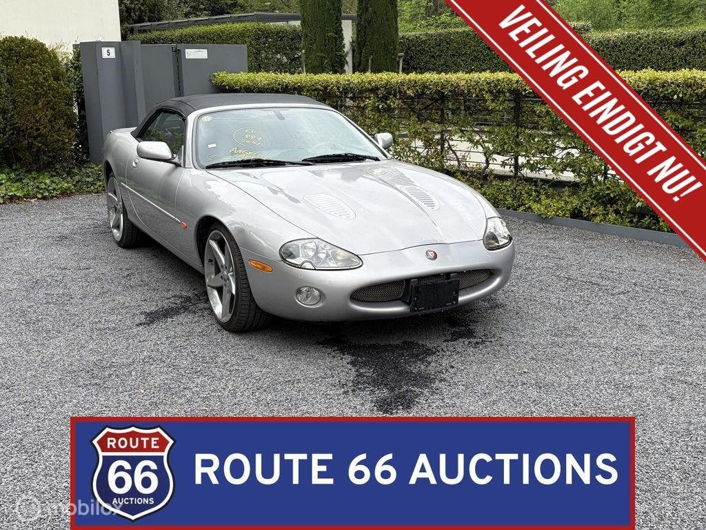 Jaguar XKR cabriolet | 2002 | Route 66 Auctions, Auto's, Jaguar, Gebruikt, Zwart, XJ, Bedrijf