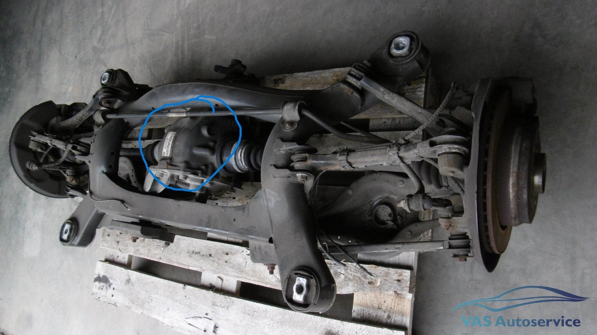 Achterbrug subframe BMW 3-serie F30-31, -, -, Enlèvement, Utilisé