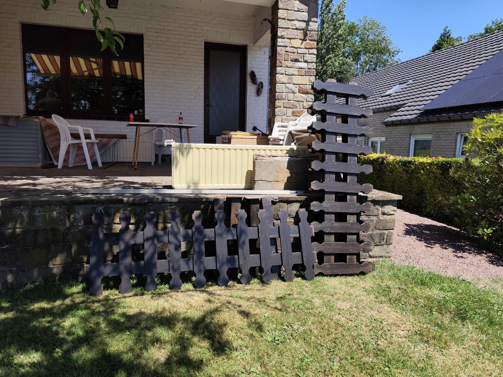 Balustrade en bois, Enlèvement, Bois