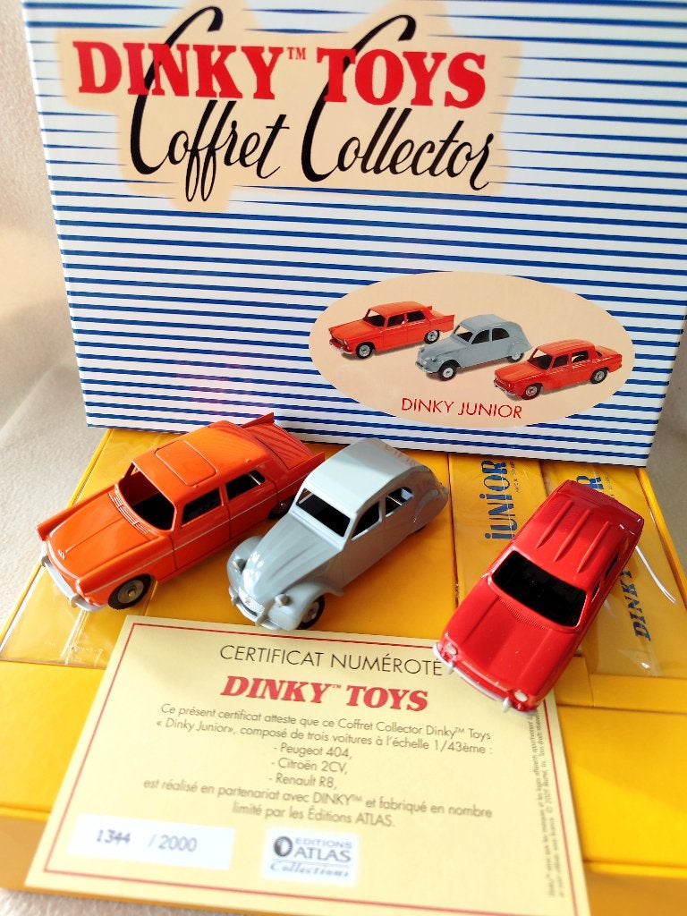 Dinky Atlas: Coffret (3) "Dinky Junior" _ ref. 100J, Enlèvement ou Envoi, Neuf, Voiture, Dinky Toys
