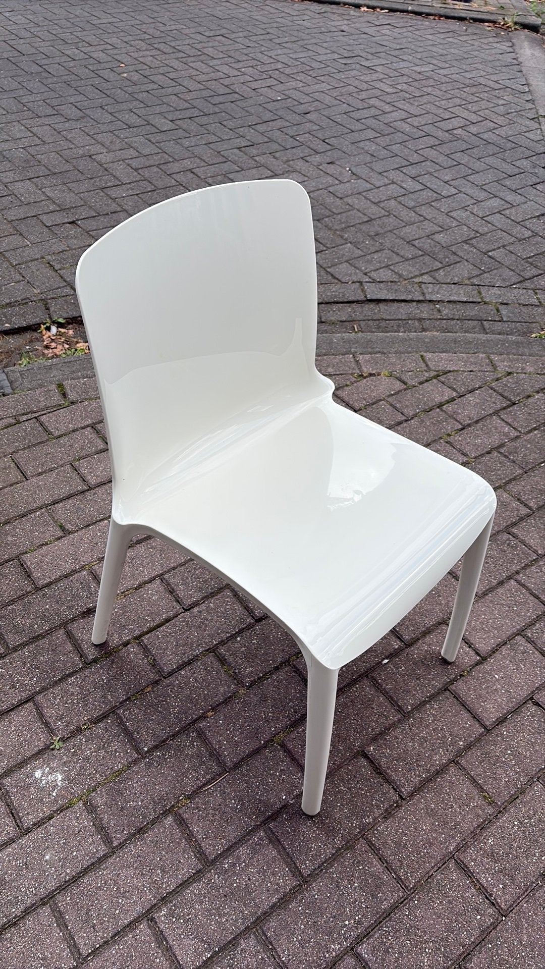 6 chaises Casprini Tiffany design Marcello Ziliani, Ophalen, Gebruikt, Plastic, Stapelbaar